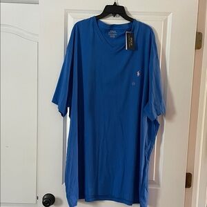 Polo Ralph Lauren  Big and Tall Classic Blue Tee